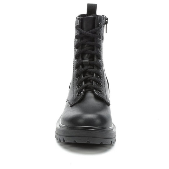 NWT Black Combat Boots, Size 7.5 - Picture 8 of 9